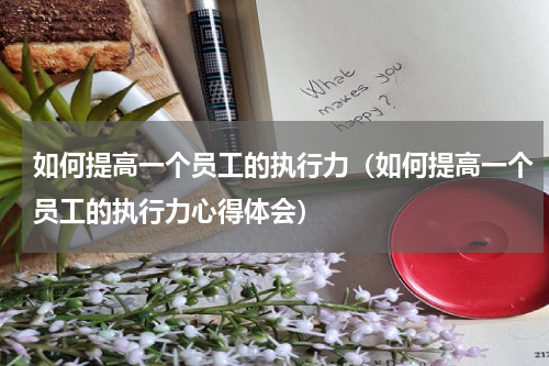 如何提高一个员工的执行力（如何提高一个员工的执行力心得体会）
