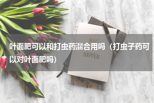 叶面肥可以和打虫药混合用吗（打虫子药可以对叶面肥吗）