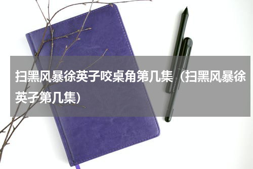 扫黑风暴徐英子咬桌角第几集（扫黑风暴徐英孑第几集）