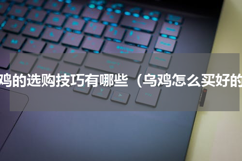 乌鸡的选购技巧有哪些（乌鸡怎么买好的）