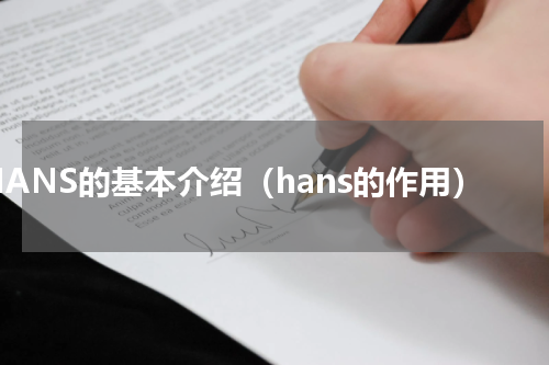 HANS的基本介绍（hans的作用）