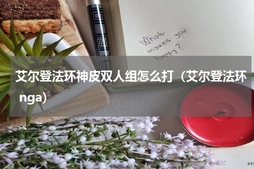 艾尔登法环神皮双人组怎么打（艾尔登法环 nga）