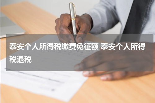 泰安个人所得税缴费免征额 泰安个人所得税退税