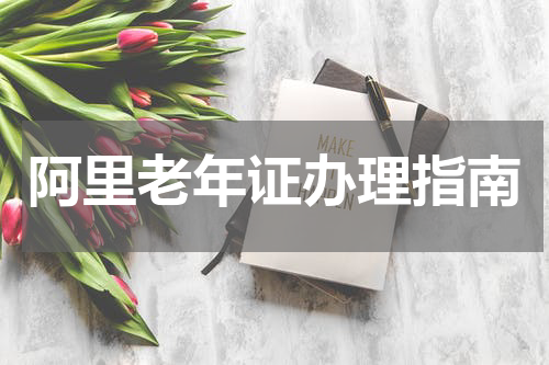 阿里老年证办理指南