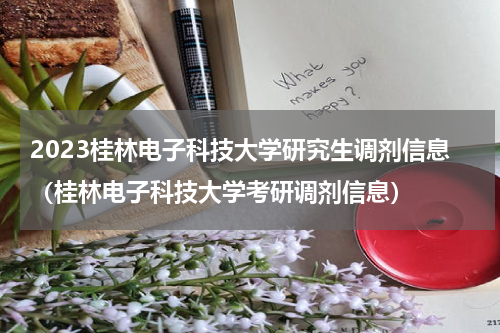 2023桂林电子科技大学研究生调剂信息（桂林电子科技大学考研调剂信息）
