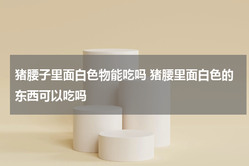 猪腰子里面白色物能吃吗 猪腰里面白色的东西可以吃吗