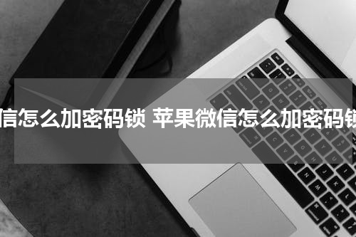 微信怎么加密码锁 苹果微信怎么加密码锁