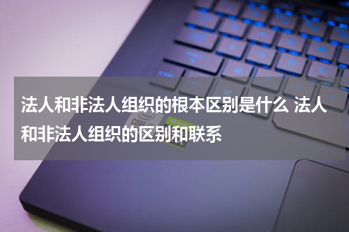 法人和非法人组织的根本区别是什么 法人和非法人组织的区别和联系