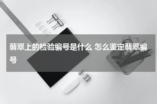 翡翠上的检验编号是什么 怎么鉴定翡翠编号