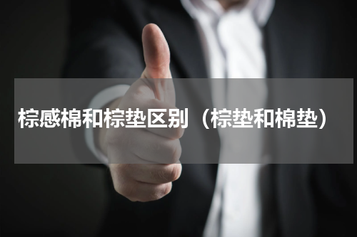 棕感棉和棕垫区别（棕垫和棉垫）