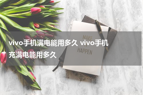 vivo手机满电能用多久 vivo手机充满电能用多久
