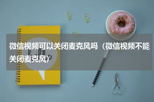 微信视频可以关闭麦克风吗（微信视频不能关闭麦克风）