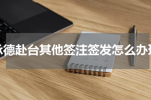承德赴台其他签注签发怎么办理