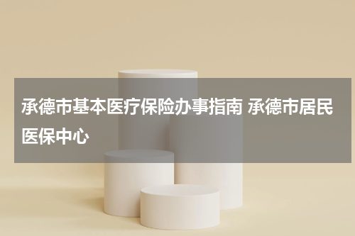 承德市基本医疗保险办事指南 承德市居民医保中心