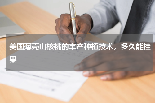 美国薄壳山核桃的丰产种植技术，多久能挂果