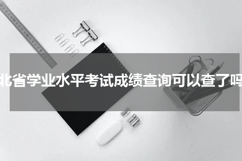 湖北省学业水平考试成绩查询可以查了吗？