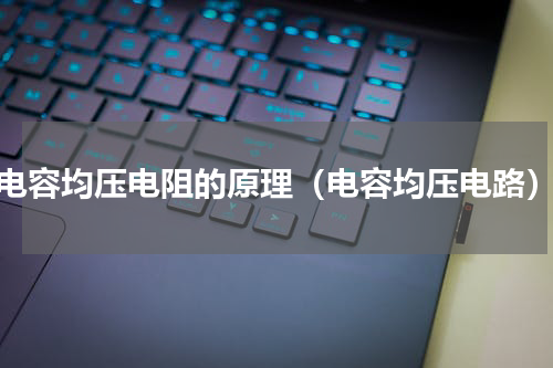 电容均压电阻的原理（电容均压电路）