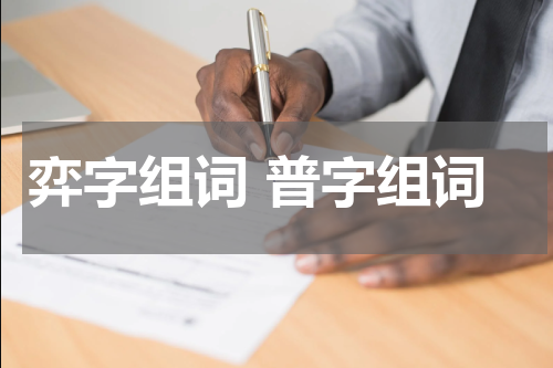 弈字组词 普字组词