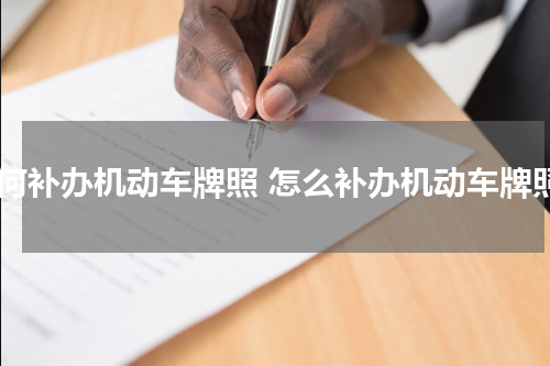 如何补办机动车牌照 怎么补办机动车牌照