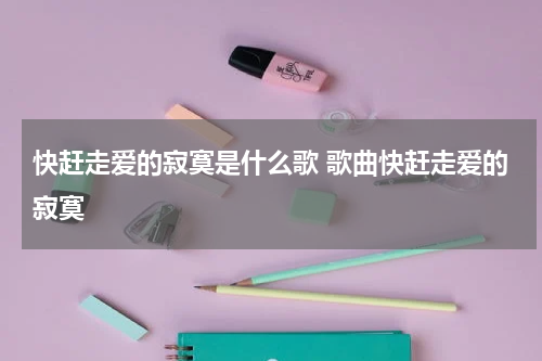 快赶走爱的寂寞是什么歌 歌曲快赶走爱的寂寞