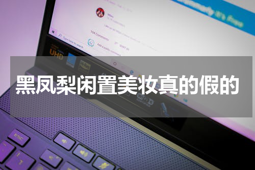 黑凤梨闲置美妆真的假的