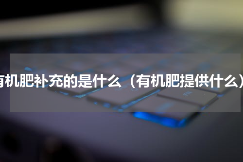 有机肥补充的是什么（有机肥提供什么）