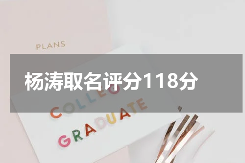 杨涛取名评分118分